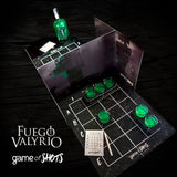 GAME OF SHOTS: Pack Juego + Botella + 12 vasos oficiales - FUEGO VALYRIO