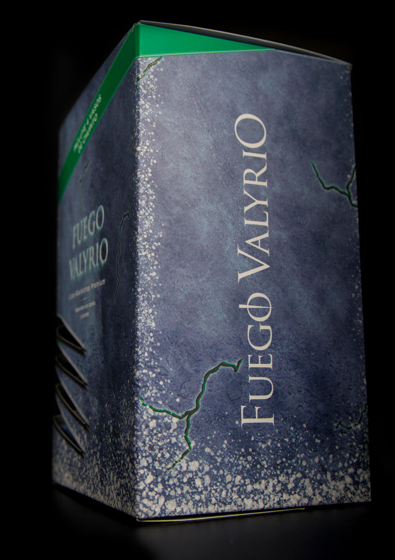 ICE PACK: BOTELLA DE FUEGO VALYRIO + 4 VASOS DE CHUPITO - FUEGO VALYRIO