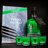ICE PACK: BOTELLA DE FUEGO VALYRIO + 4 VASOS DE CHUPITO